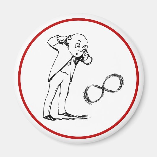 Cool Infinity Symbol Philosophical Magnet (Voorkant)