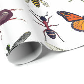 COOL INSECT GLOSSY Wrapping Paper Cadeaupapier (Rol Hoek)