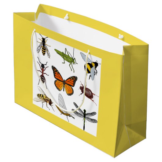 COOL INSECTEN  Gift Bag Groot Cadeauzakje (Achterkant Gekanteld)