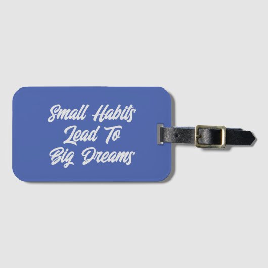 Cool Inspirerend Tekst Quote Mannen Bagagelabel (Voorkant (horizontaal))