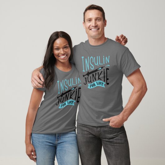 Cool Insulin Junkie Funny Diabetes Awareness Gift  T-shirt (Unisex)