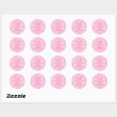 Cool, Intelligent, Sterk, Fierce, Meisjes Baas, Ro Ronde Sticker (Vel)