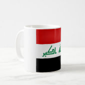 Cool Irak Flag Koffiemok (Voorkant links)