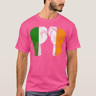 Cool Ireland Vlag Ierse Vlag Bokshandschoenen Boxe T-shirt