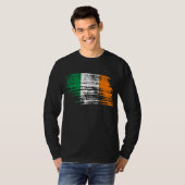 Cool Irish flag design T-shirt (Voorkant volledig)