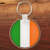Cool Irish Flag Seal Sleutelhanger (Voorkant)