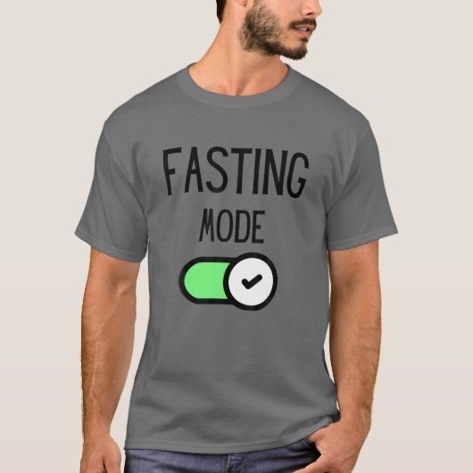 Cool Islamic Fasting Ramadan Karim Quote Fasting M T-shirt (Voorkant)