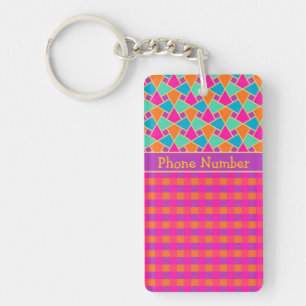 Cool Islamic Pattern and Checks Sleutelhanger