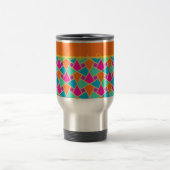 Cool Islamic Pattern and Stripes Travel Mug Reisbeker (Center)