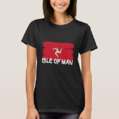 Cool Isle of Man Flag T-shirt (Voorkant)
