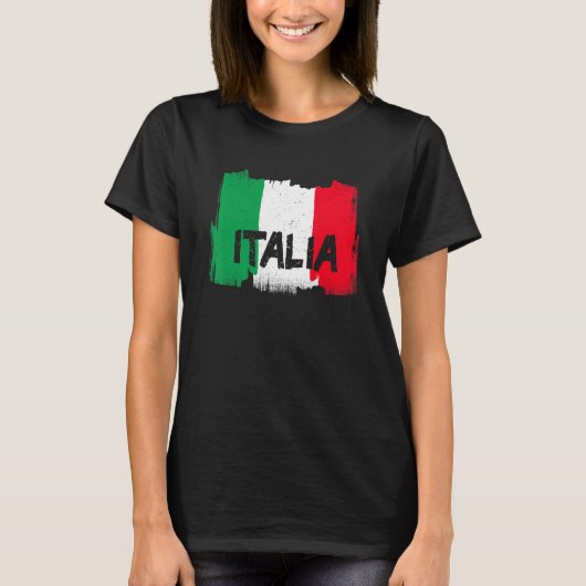 Cool Italia Flag T-shirt (Voorkant)