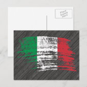 Cool Italiaans vlaggenontwerp Briefkaart (Voorkant / Achterkant)