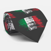 Cool Italiaans vlaggenontwerp Stropdas (Opgerold)