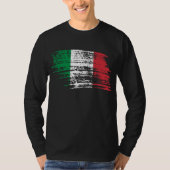 Cool Italiaans vlaggenontwerp T-shirt (Voorkant)