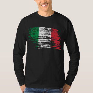 Cool Italiaans vlaggenontwerp T-shirt