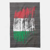 Cool Italiaans vlaggenontwerp Theedoek (Verticaal)