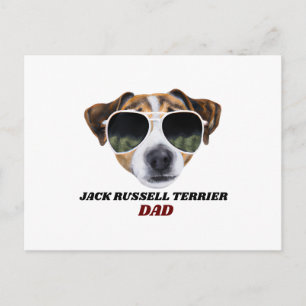 Cool Jack Russell Terrier Dad Vaderdag Dogs Briefkaart