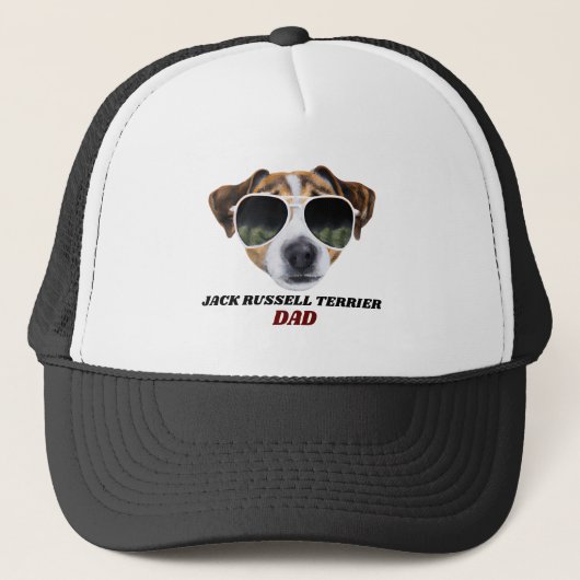 Cool Jack Russell Terrier Dad Vaderdag Dogs Trucker Pet (Voorkant)