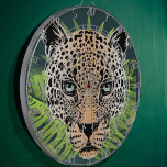 Cool Jaguar Amazone wild dier Dartbord<br><div class="desc">Tropical Forest Wild Animal dartboard. Jaguar met tropische oerwouden achtergrond. Vind meer overeenkomende objecten in ons collectie.</div>