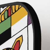 Cool Jaguar Oerwoud Katten Abstract Pickleball Paddle (Links Detail)