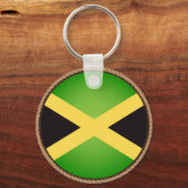 Cool Jamaican Flag Seal Sleutelhanger (Voorkant)