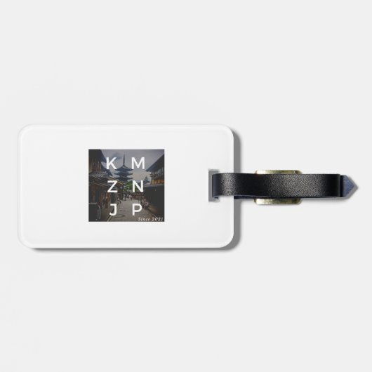 Cool Japan #3 T-shirt Canvas tas Paspoorthouder Bagagelabel (Achterkant horizontaal)