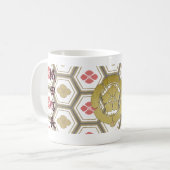 COOL JAPAN SAMURAI KAMON KANJI TENKAFUBU! Oda Koffiemok (Voorkant links)