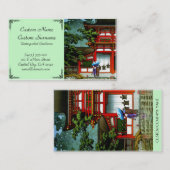 Cool japanese Kasuga Shrine Nara Kawase Business Visitekaartje (Voorkant / Achterkant)