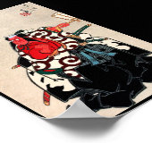 Cool japanese legendarische held: krijger samurai  poster (Hoek)