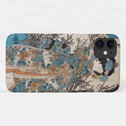 Cool japanese maiko geisha  dame art. Case-Mate iPhone case (Achterkant (horizontaal))
