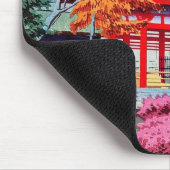 Cool japanese Red Temple Spring Asano Takeji Muismat (Hoek)