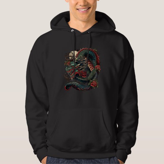 Cool Japanese Symbolism Hoodie (Voorkant)