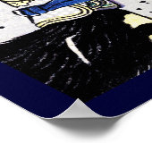 Cool japanese ukiyo-e legendarische strijder samur poster (Hoek)