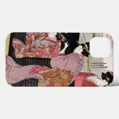 Cool japanese ukiyo-e trio geisha lady scroll Case-Mate iPhone case (Achterkant (horizontaal))