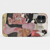 Cool japanese ukiyo-e trio geisha lady scroll Case-Mate iPhone case (Achterkant (horizontaal))