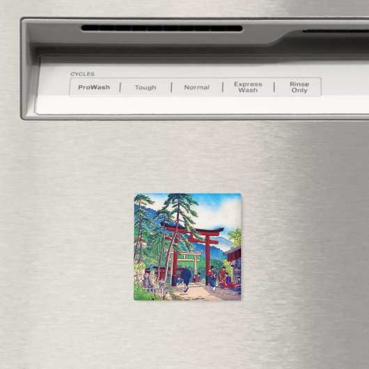 Cool japans bergtori gate, sceneratie magneet (Insitu (Vaatwasser))