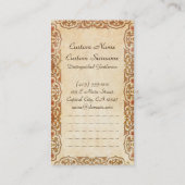 Cool  japans classic demon inkt tattoo art visitekaartje (Achterkant)