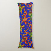 cool Japans drakenpatroon Lichaamskussen (Voorkant Verticaal)