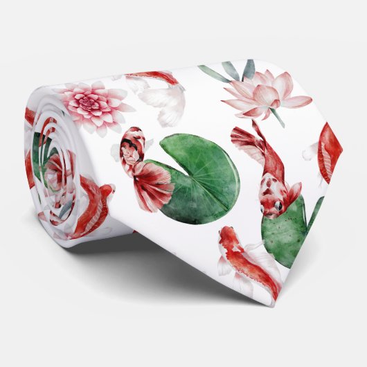 cool Japans gevlekt patroon Stropdas (Opgerold)