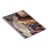 Cool  Japans Ghost Woodblock Print Notitieboek (Rechterzijde)