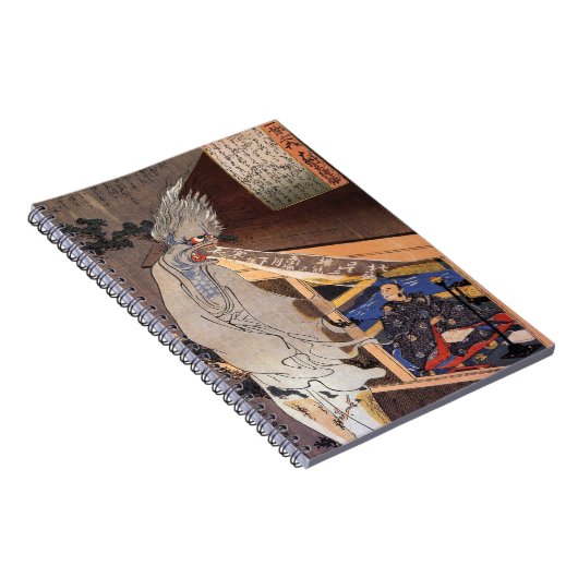 Cool  Japans Ghost Woodblock Print Notitieboek (Rechterzijde)