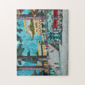 Cool japans kawase hasui tempelbos legpuzzel (Verticaal)