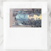 Cool japans klassiek schilderij Hiroshi Tada Rechthoekige Sticker (Tas)