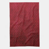 Cool japans oriental cherry Red scale Theedoek (Verticaal)