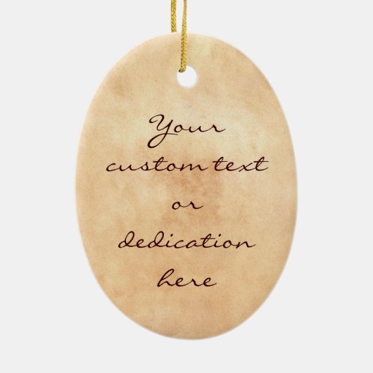 Cool japans  samurai ukiyo-e scroll keramisch ornament (Achterkant)