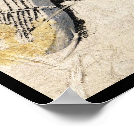 Cool japans  samurai ukiyo-e scroll poster (Hoek)