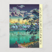 Cool japans Ueno Shinobazu Pond Tsuchiya Koitsu Briefkaart (Voorkant)