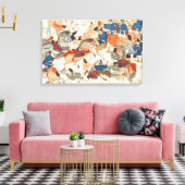 Cool-japans -ukio-e-paardenriders cavalerie canvas afdruk (Insitu (Woonkamer))