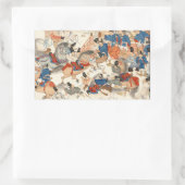 Cool-japans -ukio-e-paardenriders cavalerie rechthoekige sticker (Tas)