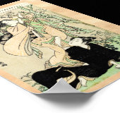 Cool japans  ukiyo-e scroll twee geishas poster (Hoek)